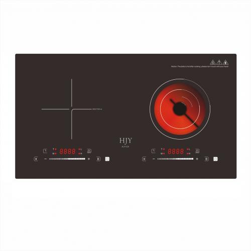 Combinate induction cooker and infrared cooker HJY-C4